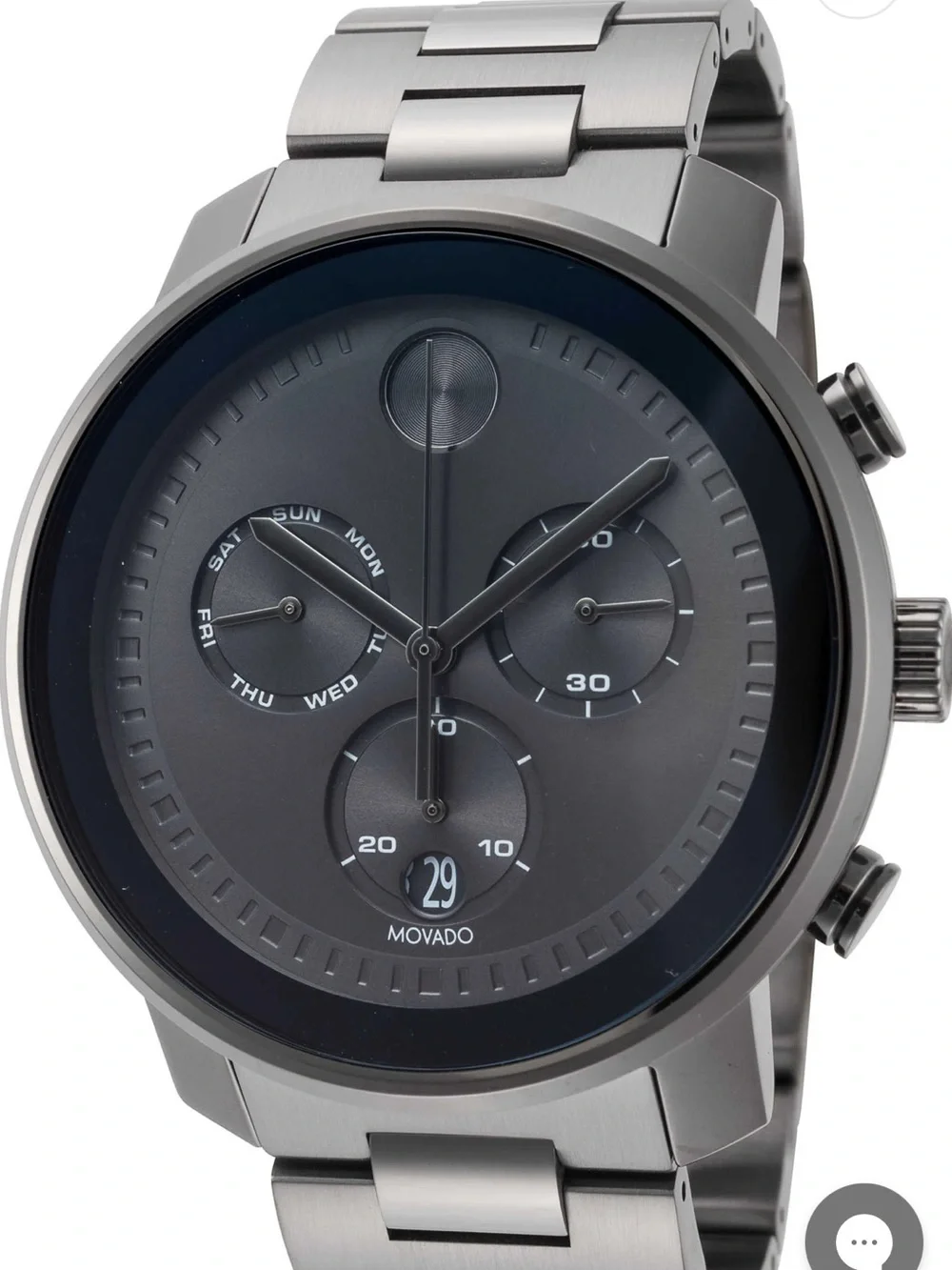 Movado chronograph black